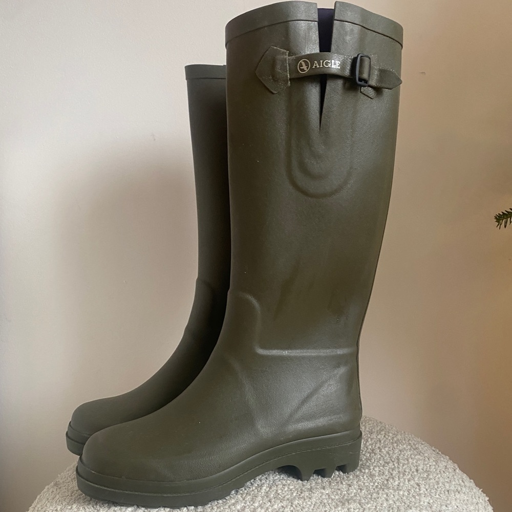 Aigle rain boots Kaki
